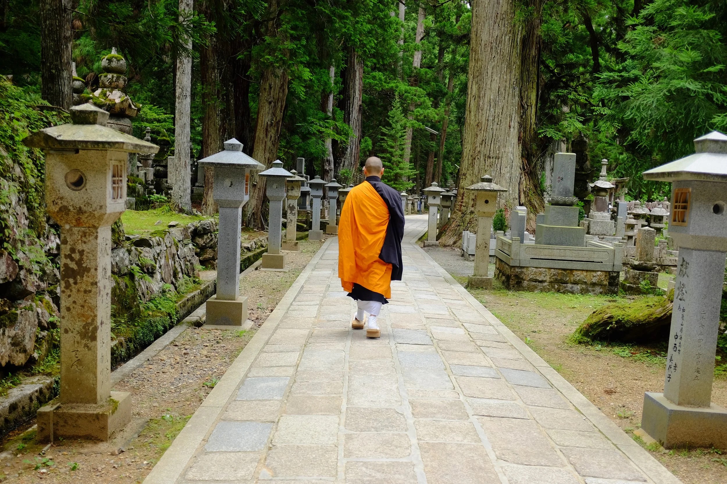 Buddhist monk in Koya-san