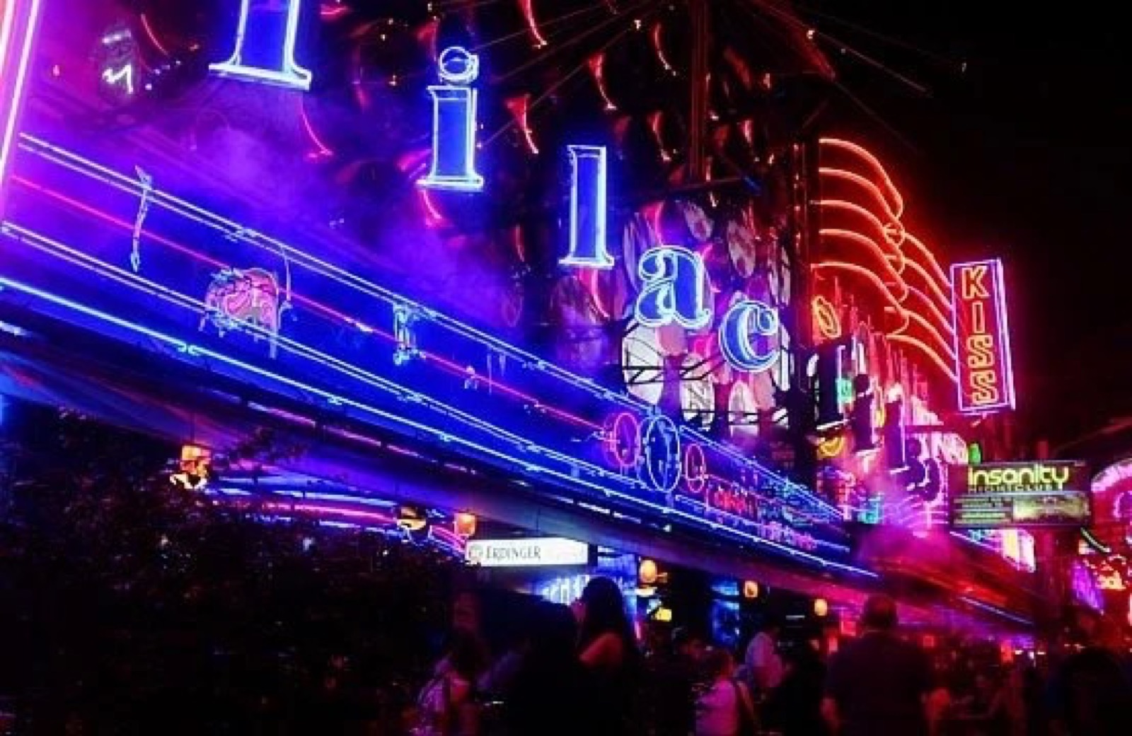 Soi Cowboy neon at night, Bangkok